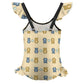 Cute Teddy Bear Girls One-Piece Swimsuit | Ruffle Trim