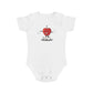 Happy Apple design baby baby bodysuit