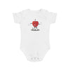 Happy Apple design baby baby bodysuit