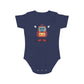 Cute Backpack Buddy Baby Bodysuit