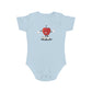 Happy Apple design baby baby bodysuit