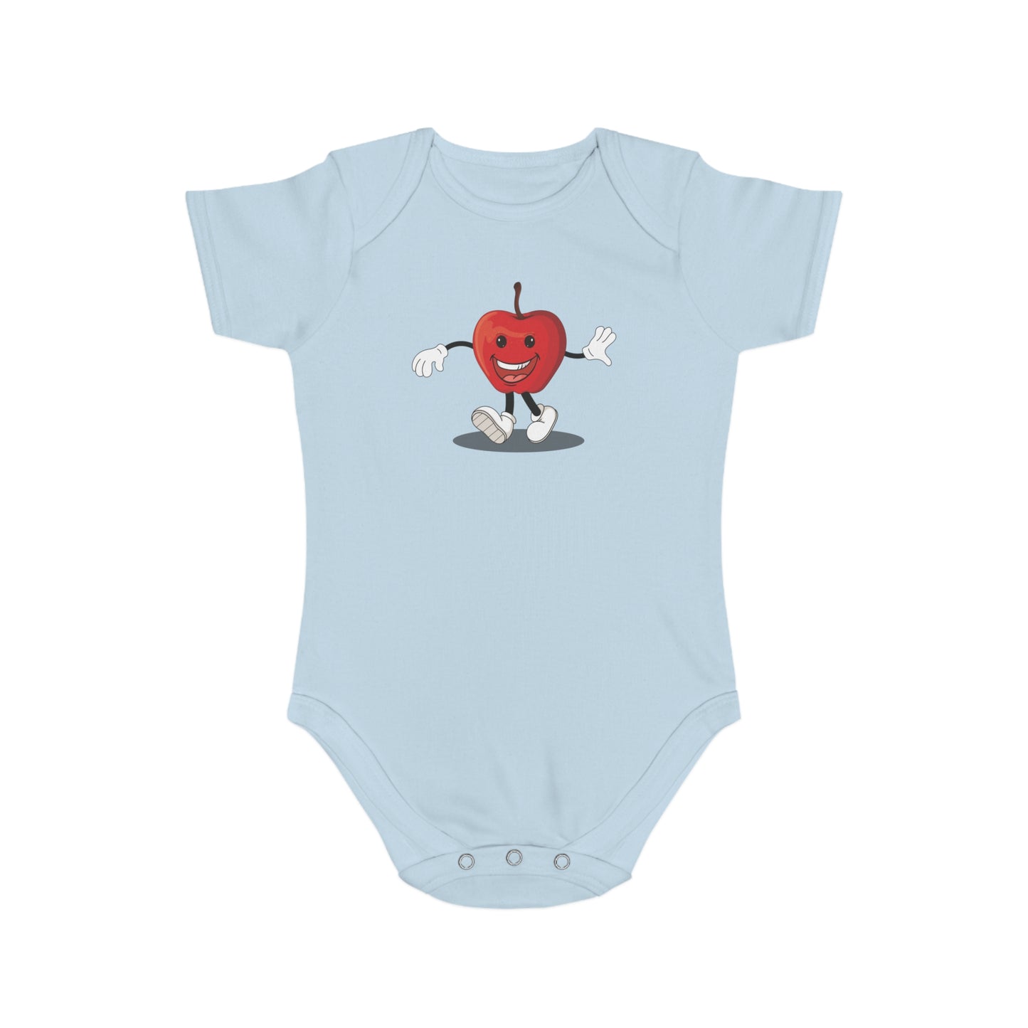 Happy Apple design baby baby bodysuit