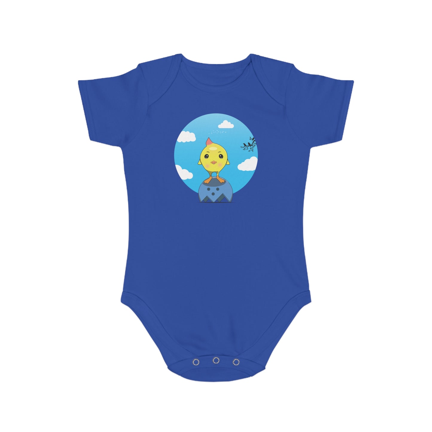 Sunny Chick design baby  bodysuit