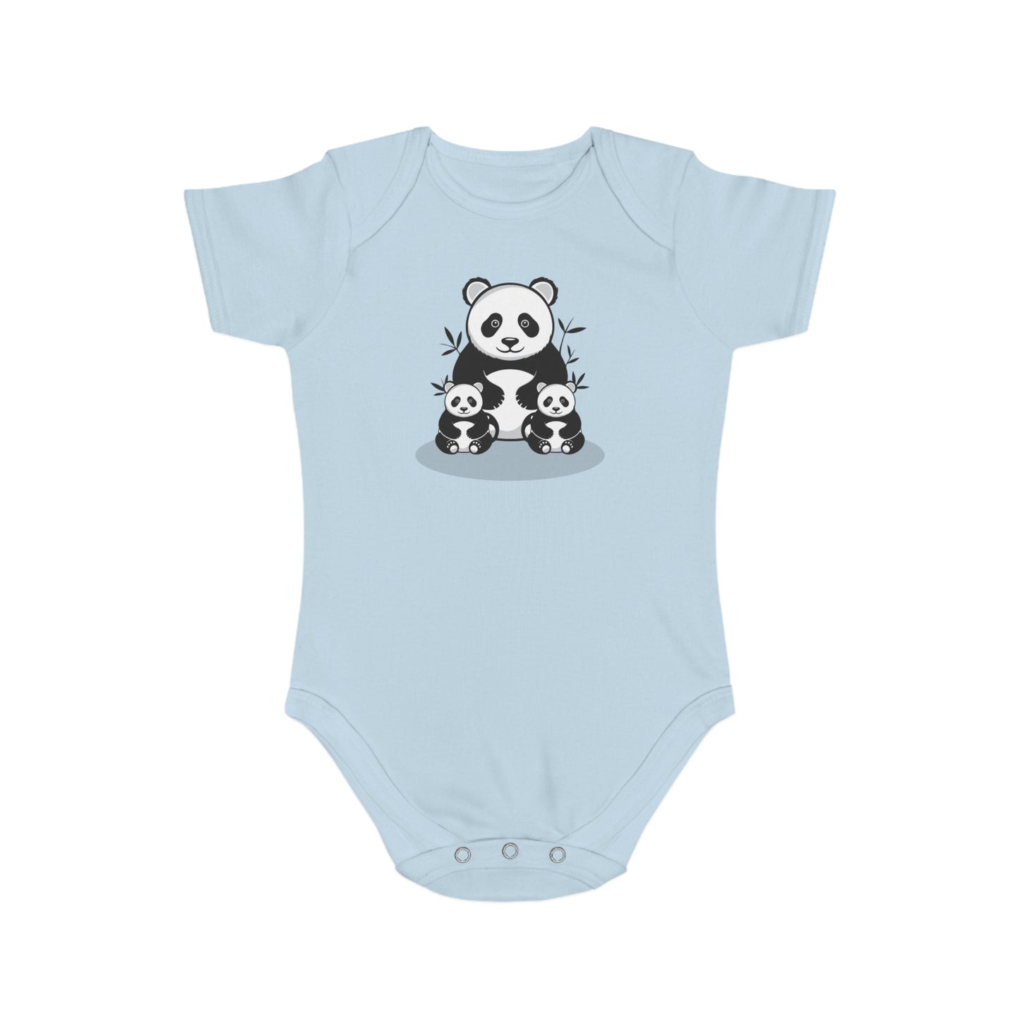 Panda Family Love design baby  bodysuit