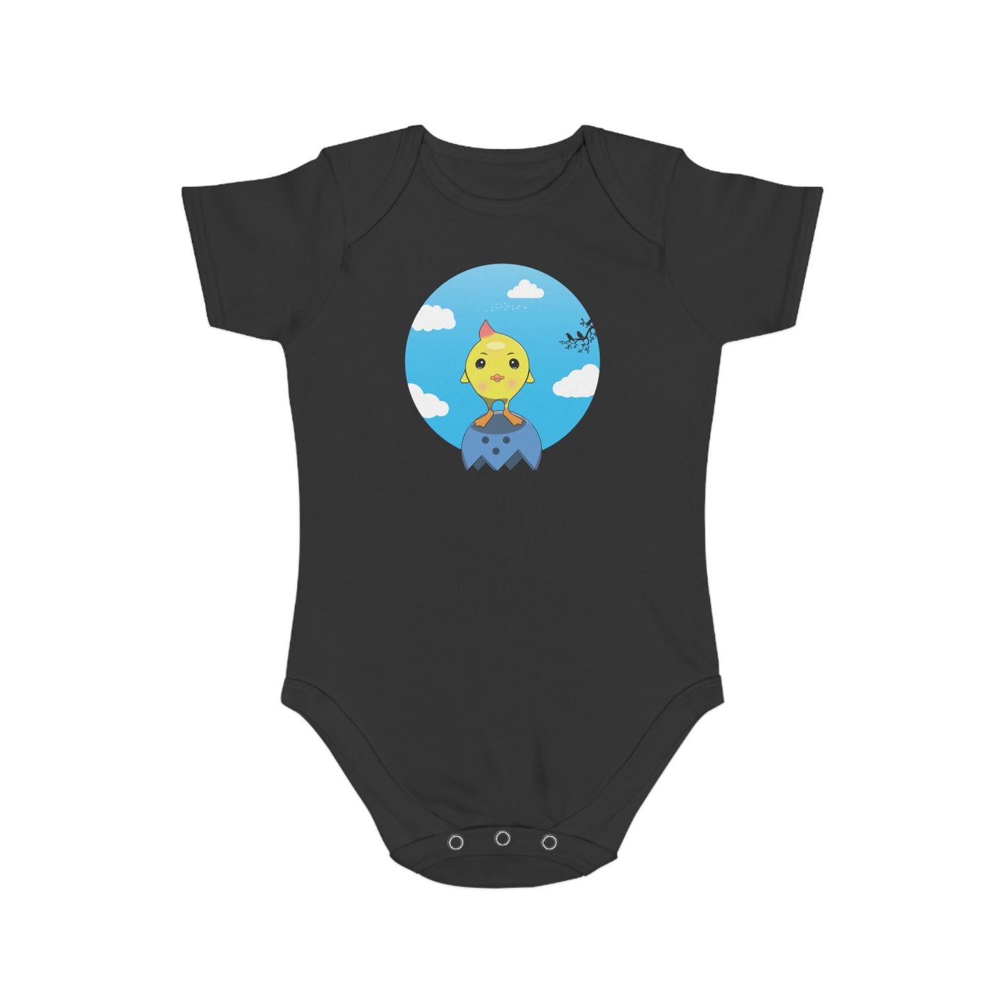 Sunny Chick design baby  bodysuit