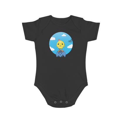 Sunny Chick design baby  bodysuit