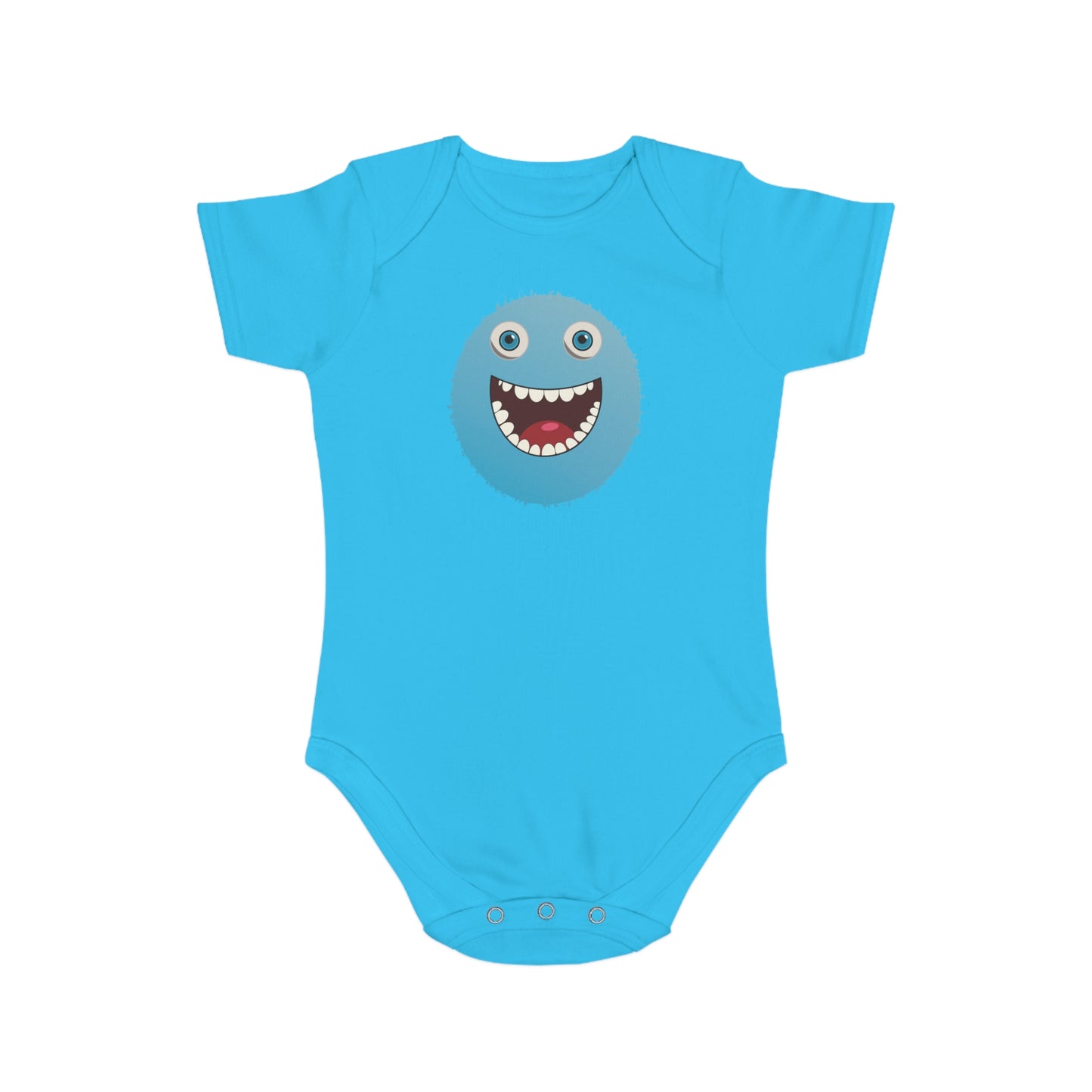 Happy Monster design baby bodysuit
