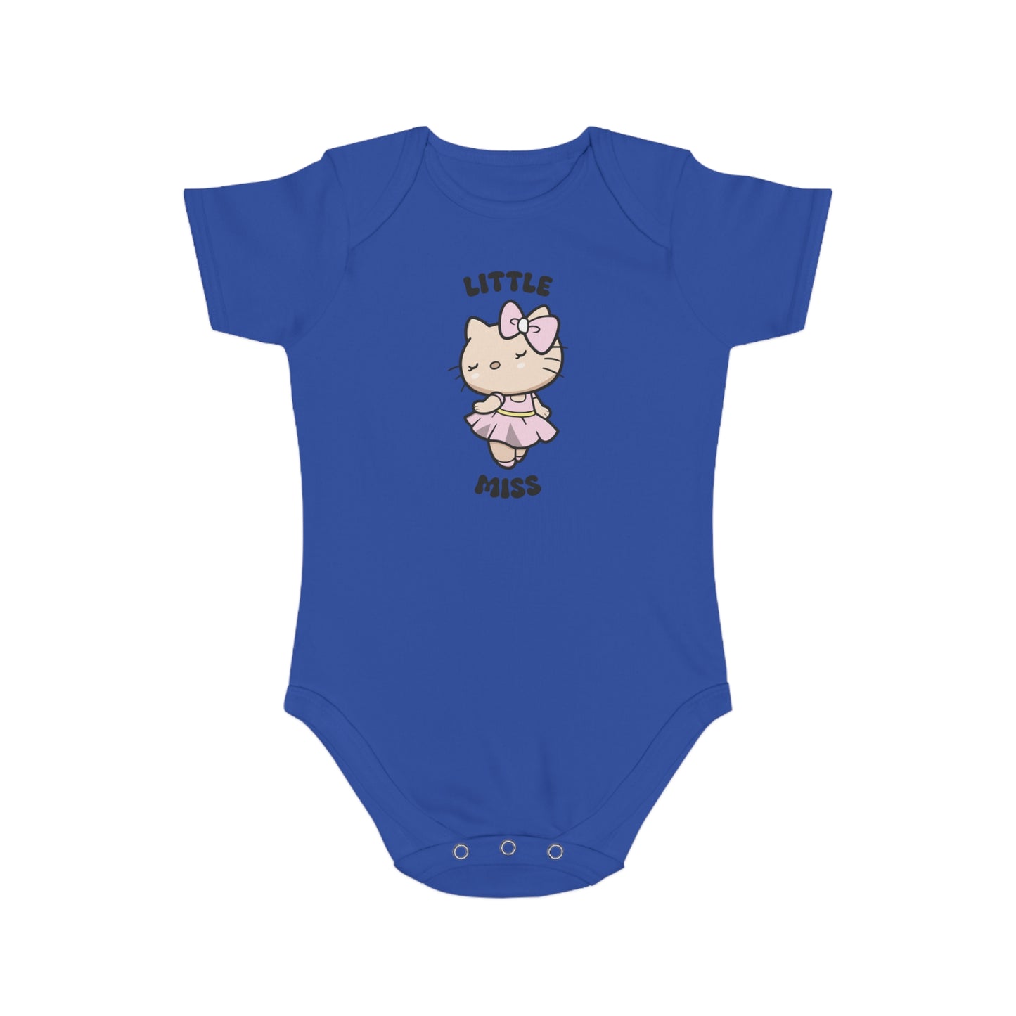 Little Miss Kitty design baby bodysuit