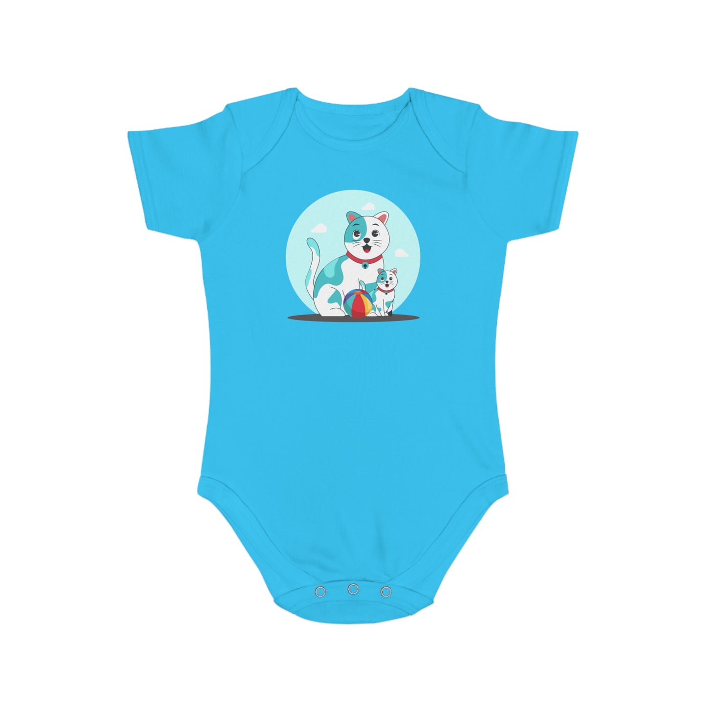 Playful Cats design baby  bodysuit