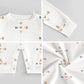 Baby White Geometric Motif Lightweight Romper