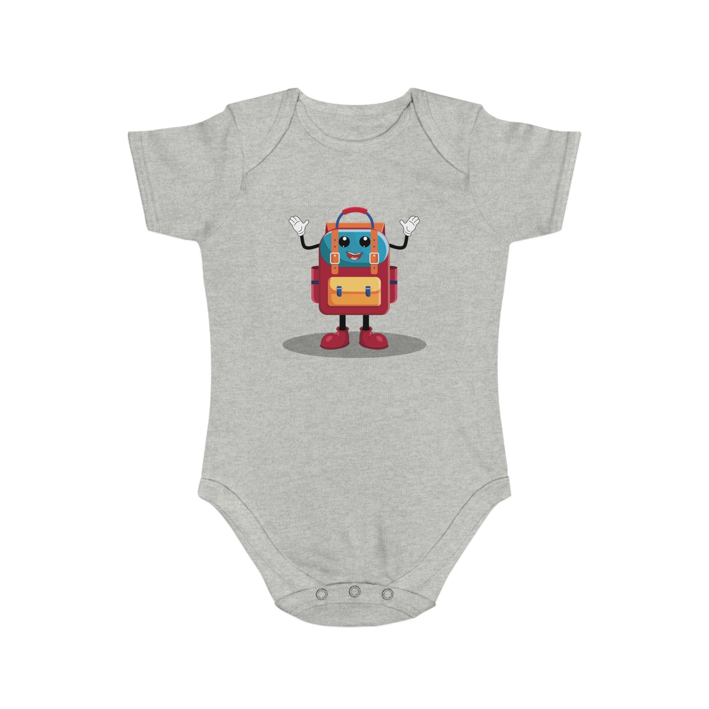 Cute Backpack Buddy Baby Bodysuit