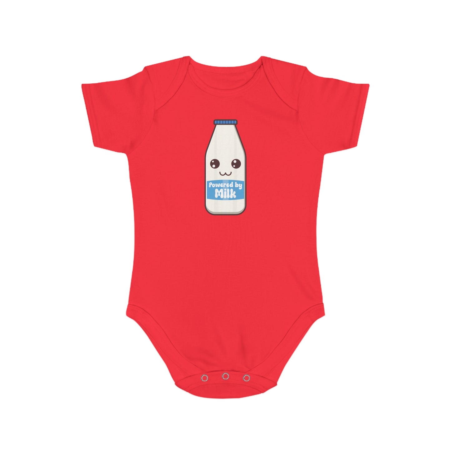 Kawaii Milk Power design baby bodysuit