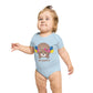 Be Happy Bear design baby bodysuit