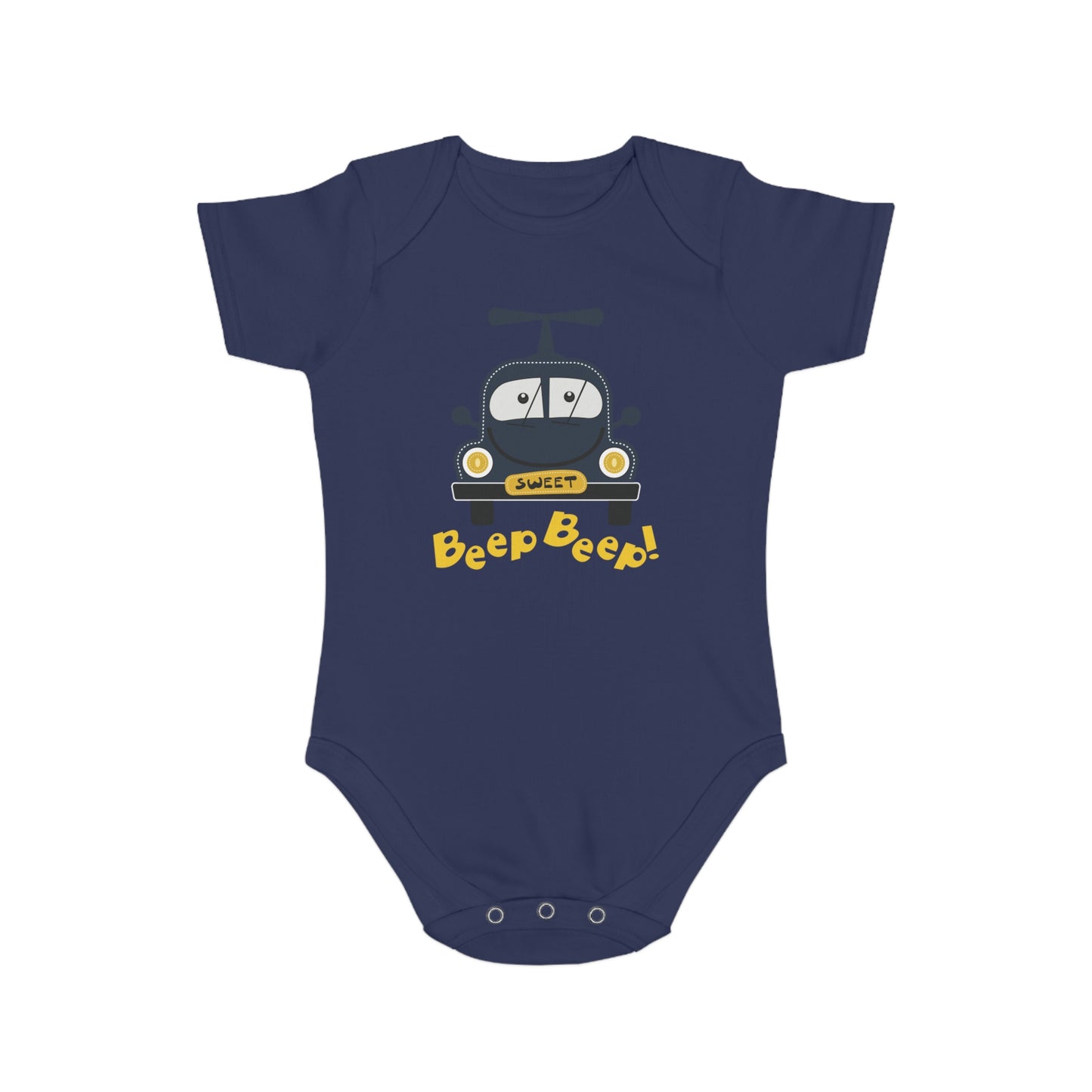 Sweet Beep Ride design baby  bodysuit
