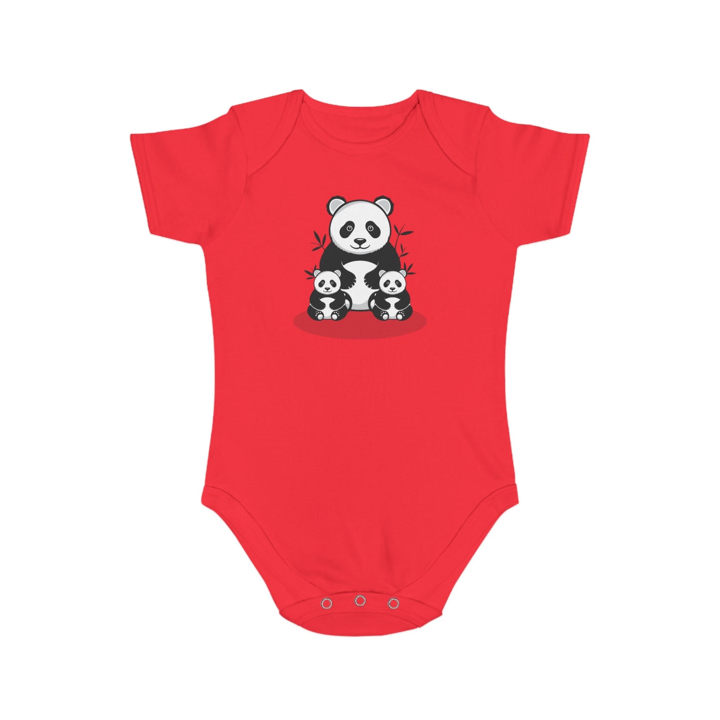 Panda Family Love design baby  bodysuit