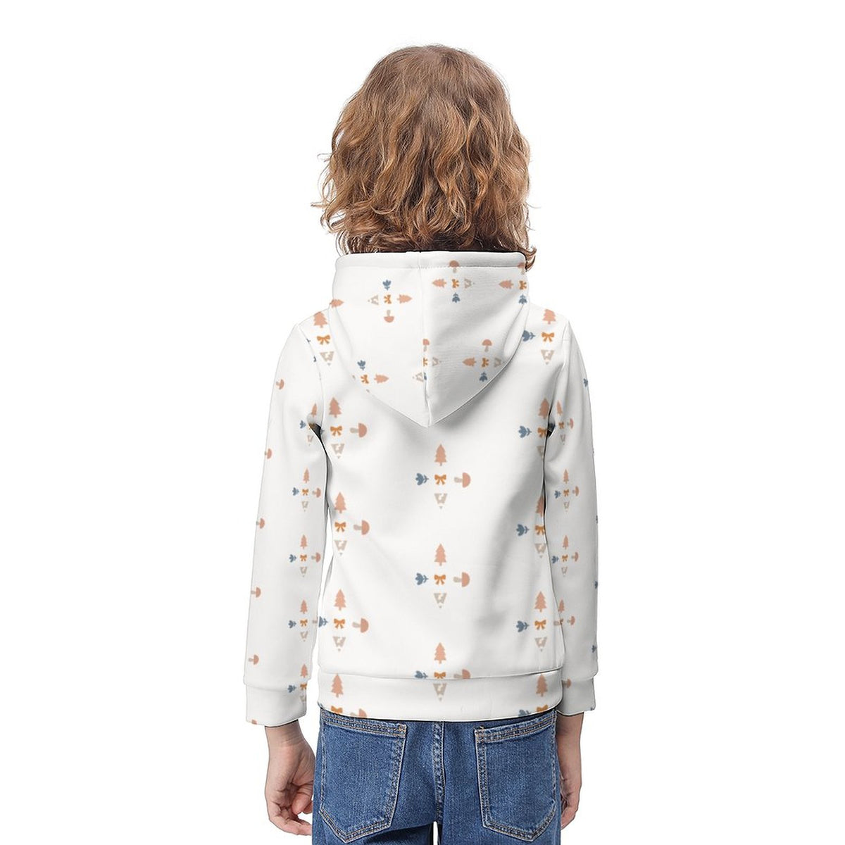 Kids' Geometric Print Pullover Hoodie