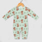 Cute Cotton Baby Fox Print Long Sleeve Bodysuit