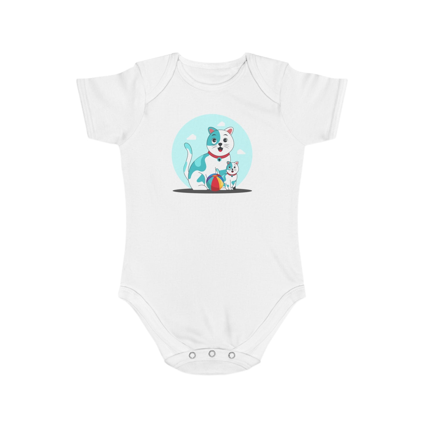 Playful Cats design baby  bodysuit