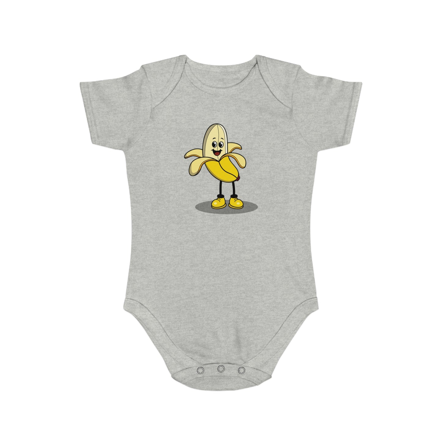 Smiley Banana design baby  bodysuit