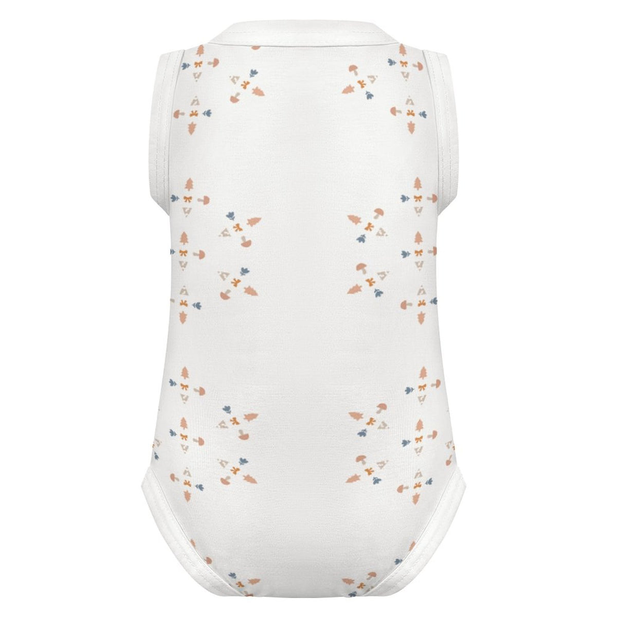 Baby Geometric Print Sleeveless Cotton Romper