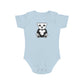 Cute Panda Heart design baby bodysuit