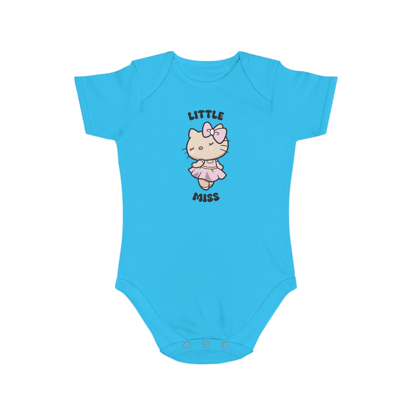 Little Miss Kitty design baby bodysuit