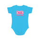 Cute Mom and Dad Short Sleeve Baby Bodysuit