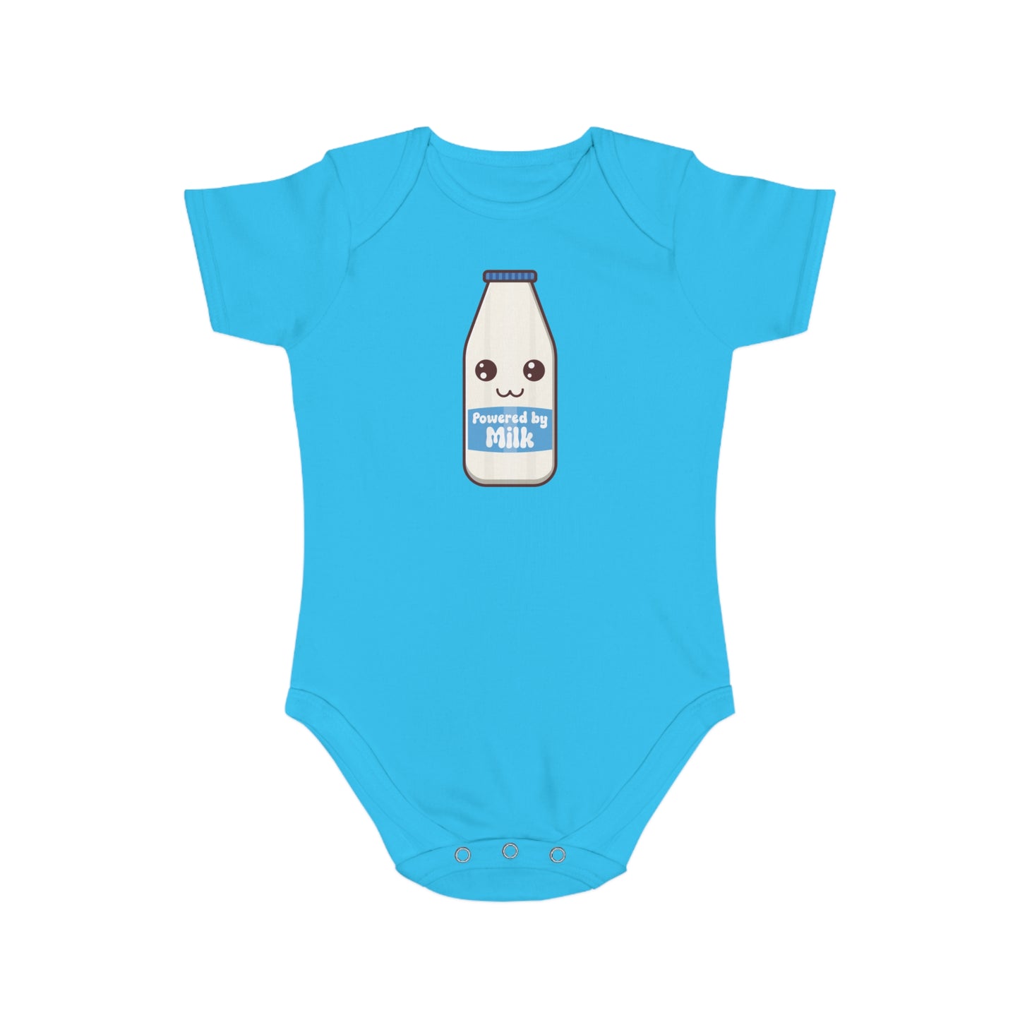 Kawaii Milk Power design baby bodysuit