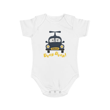 Sweet Beep Ride design baby  bodysuit