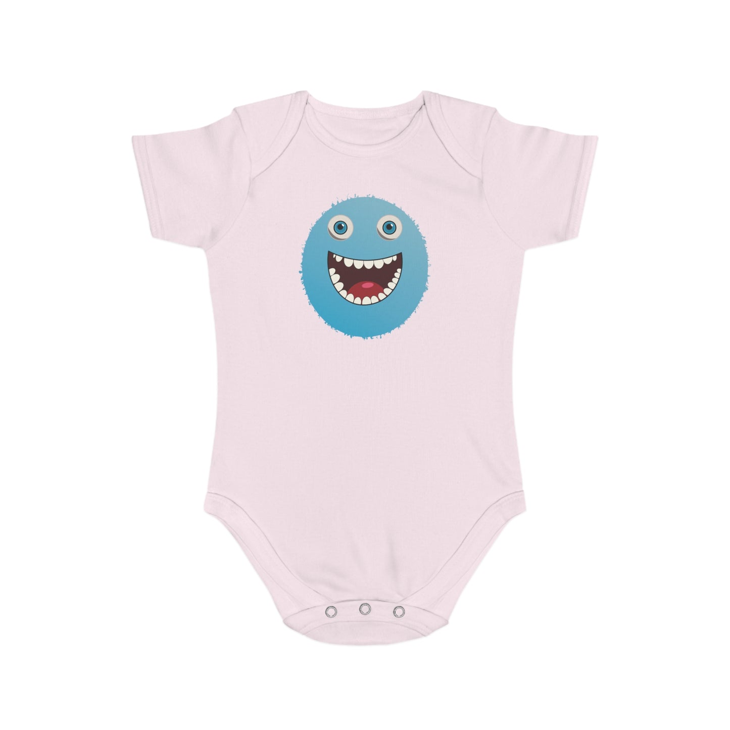 Happy Monster design baby bodysuit