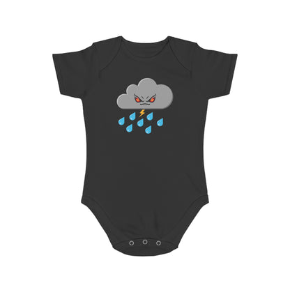 Angry Cloud design Cotton baby  bodysuit