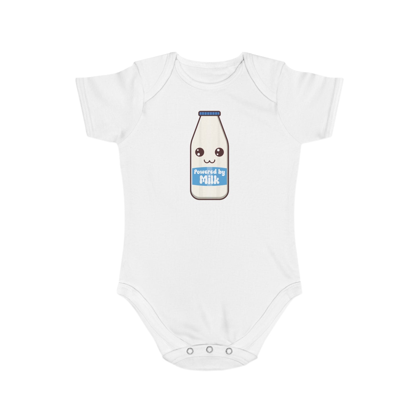 Kawaii Milk Power design baby bodysuit
