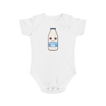 Kawaii Milk Power design baby bodysuit