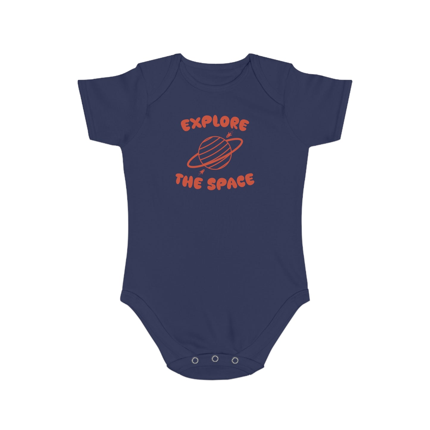 Cosmic Explorer design baby bodysuit