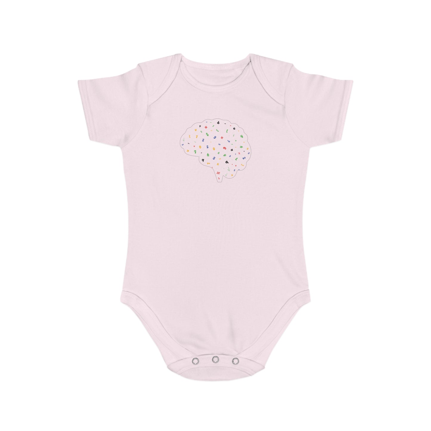 Math Mind design baby bodysuit