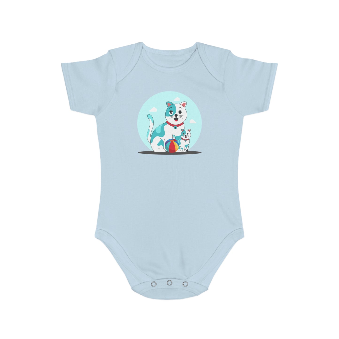 Playful Cats design baby  bodysuit
