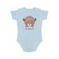 Be Happy Bear design baby bodysuit