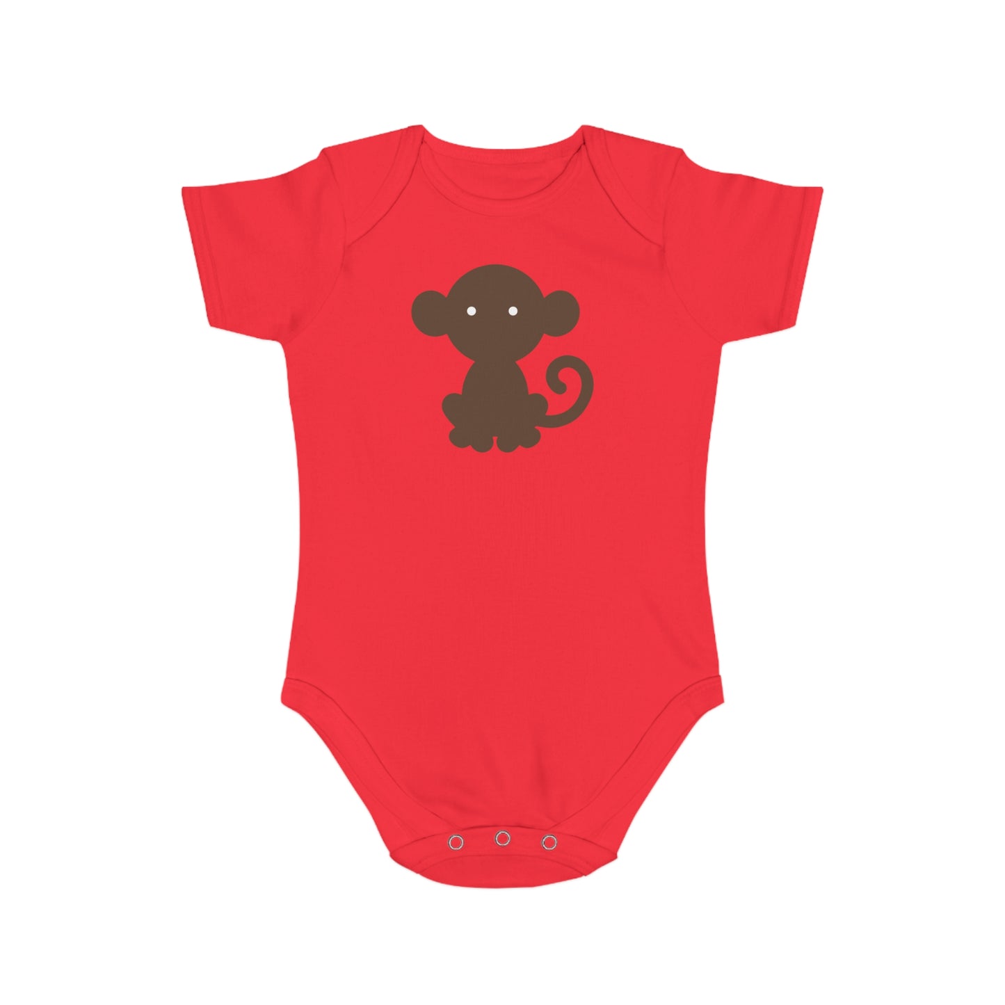 Cheeky Monkey design baby bodysuit