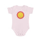 Happy Sun Vibes design baby bodysuit