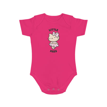 Little Miss Kitty design baby bodysuit