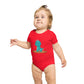 Cute Dinosaur Short Sleeve Baby Bodysuit - Perfect Gift for Baby Showers
