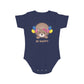 Be Happy Bear design baby bodysuit