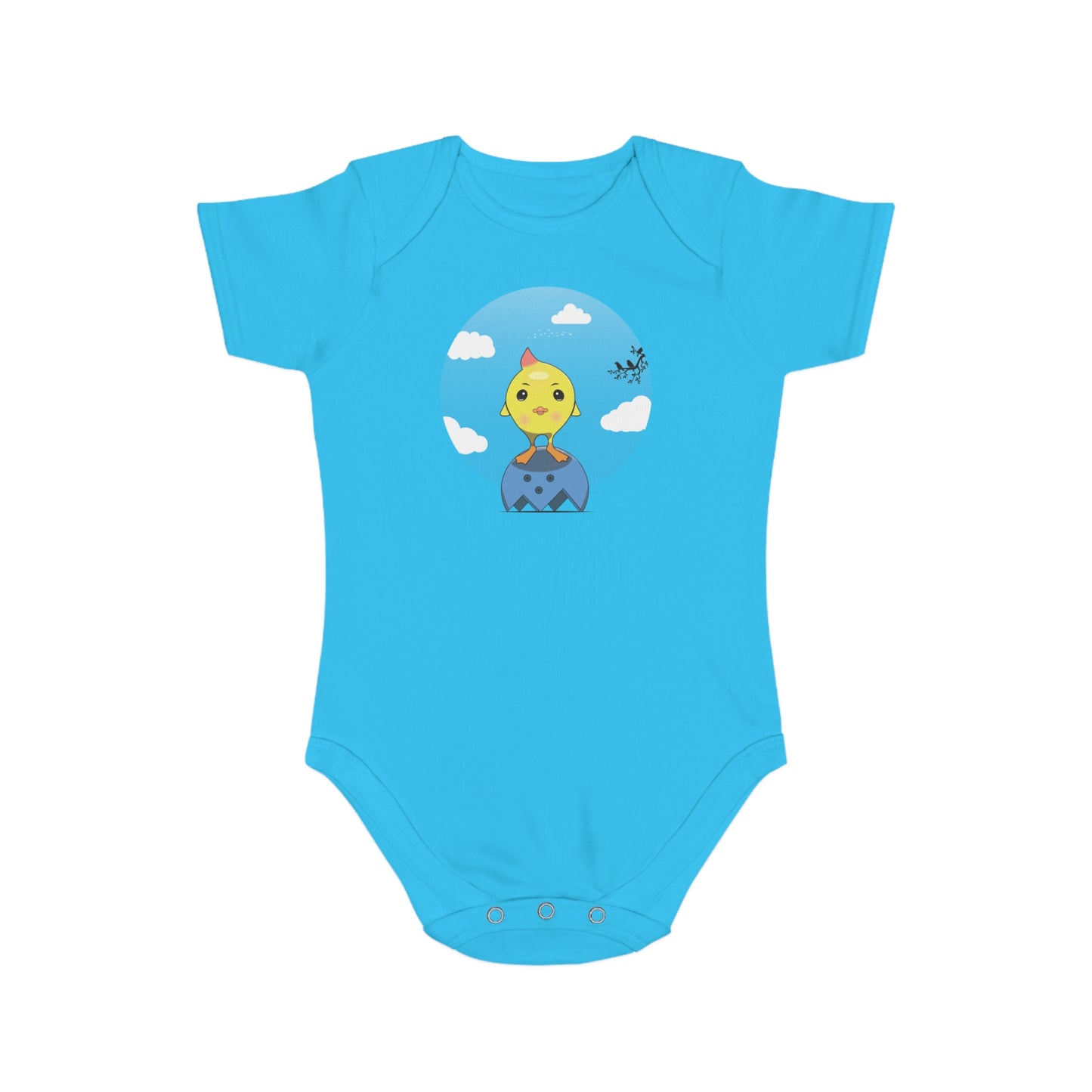 Sunny Chick design baby  bodysuit