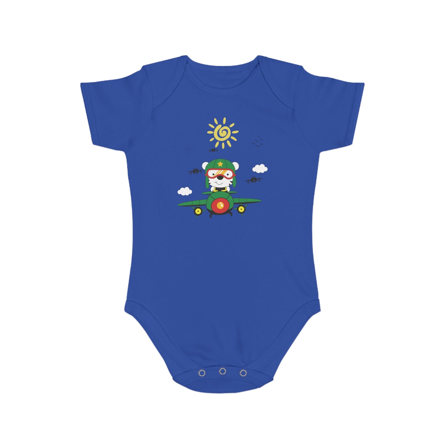 Pilot Vibes design baby bodysuit