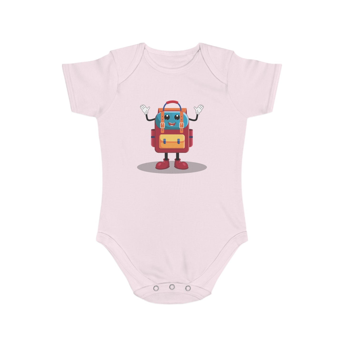 Cute Backpack Buddy Baby Bodysuit