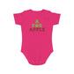 A for Apple design Cotton baby bodysuit