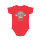 Be Happy Bear design baby bodysuit