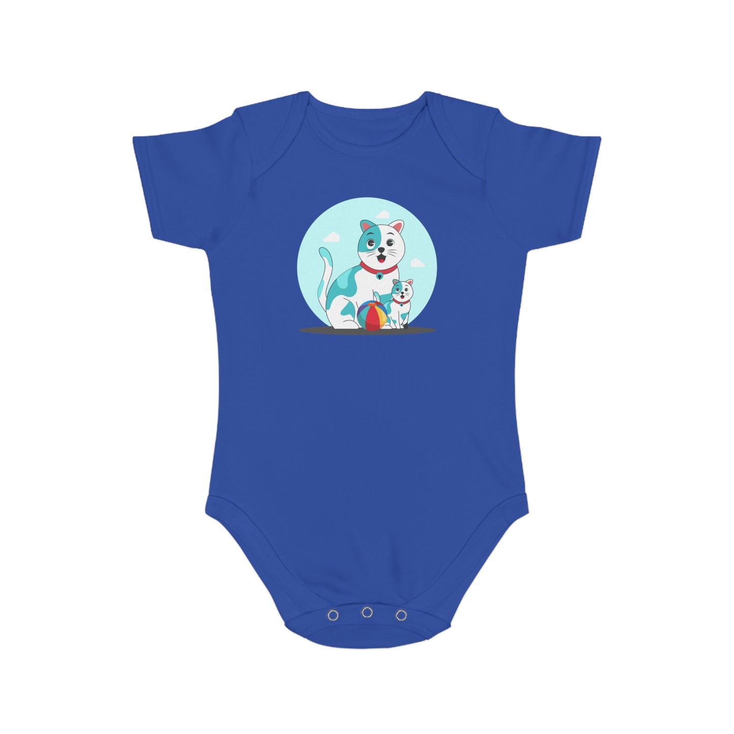 Playful Cats design baby  bodysuit