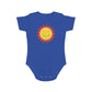 Happy Sun Vibes design baby bodysuit