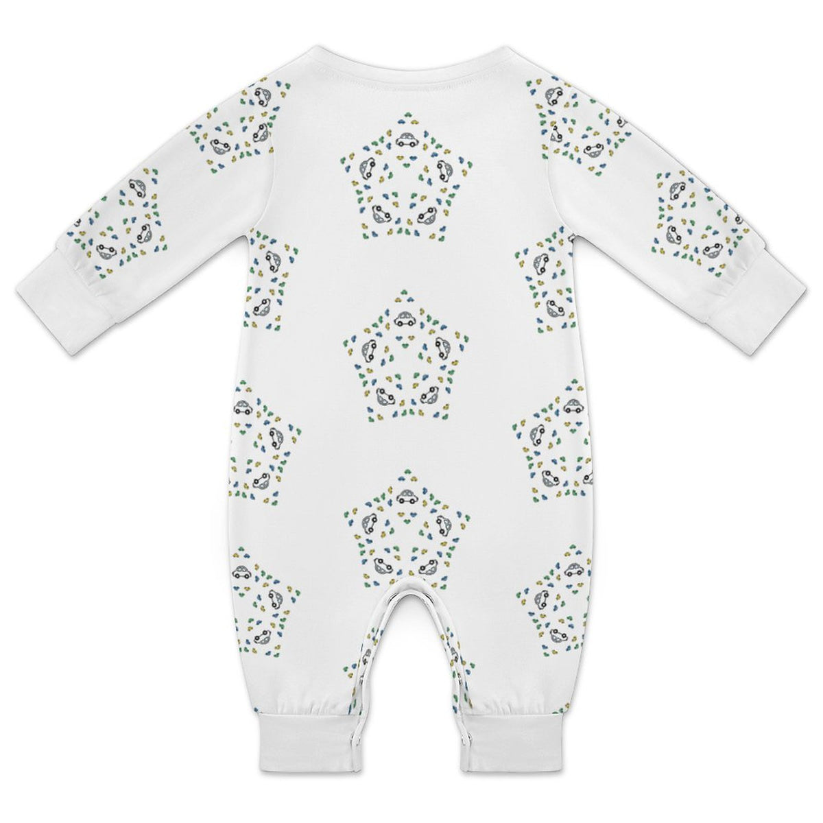 Baby Geometric Star Long Sleeve Romper